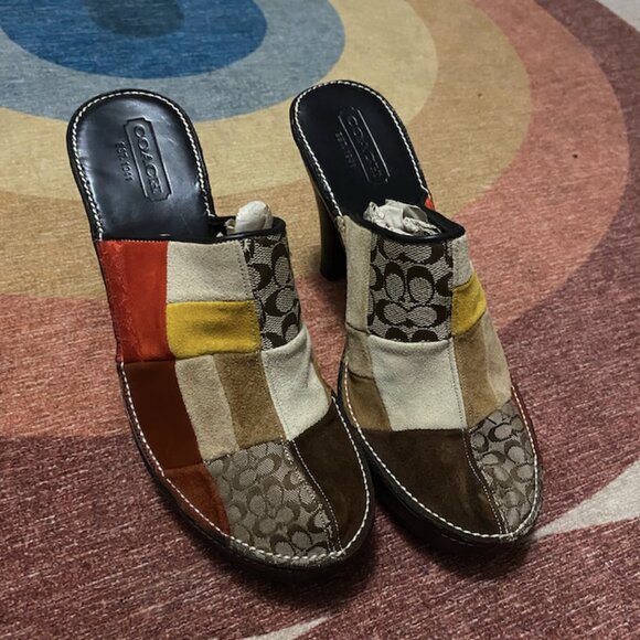 Coach Patchwork Heels - Picture 2 of 3